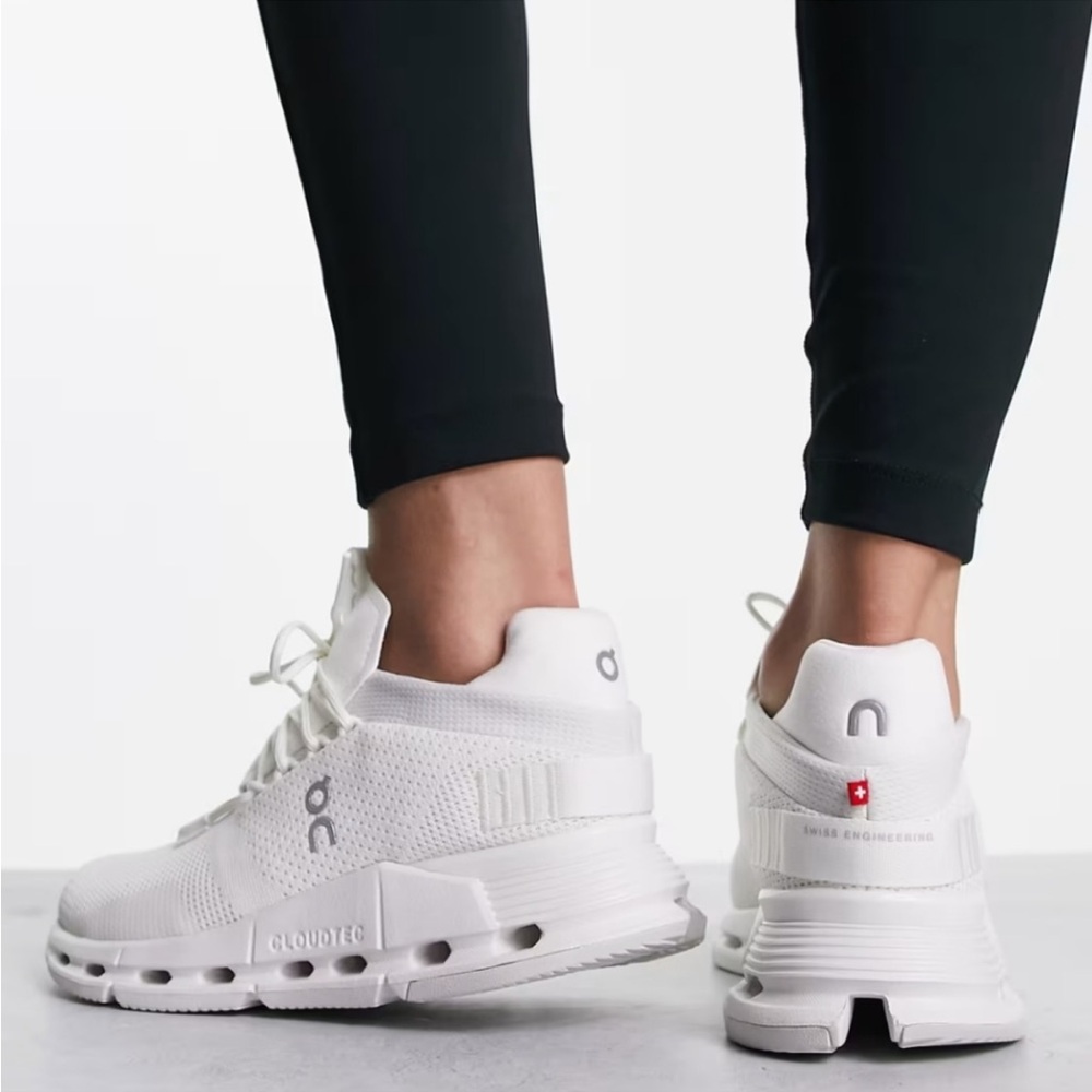 On Running White Athletic Shoes